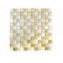 Mosaik krystalstruktur Champagne 29,8 x 29,8 cm