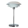 Dyberg Larsen bordlampe DL31 hvid 50 cm