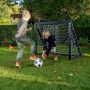 Homegoal fodboldmål Pro Mini sort træ 150x120 cm