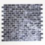 Mosaik Sort Aluminium 30,5 x 32,5 cm