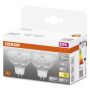 Osram LED-pære Star MR16 GU5.3 3,8W 2 stk.