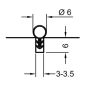 Primo tætningsliste t/3-3,5 mm not sort