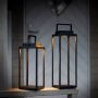 Dyberg Larsen LED-lanterne Lucca mellem 15x15x34 cm