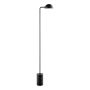 Dyberg Larsen gulvlampe Marble sort/marmor G9 H145 cm 