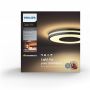 Philips Hue LED-plafond Being sort Ø35 cm inkl. lysdæmperkontakt