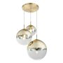 Globo pendel Varus guld 3xE27 Ø51 cm