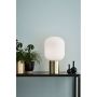 Markslöjd bordlampe Brooklyn messing/hvid 44 cm 