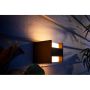 Philips Hue væglampe Fuzo sort 9,1 W LED IP44 13x13 cm 