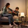 Philips Hue bordlampe Wellness sort E27 Ø18,6 cm inkl. lysdæmperkontakt