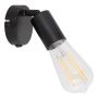 Globo spotlampe Martha sort E27 60 W 9 cm