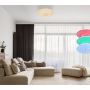 Globo LED-loftlampe Klemens RGB 3000-6000K Ø50 cm