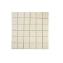 Mosaik Uni porcelæn beige mat 29,8 x 29,8 cm