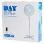 Day gulvventilator m/fjernbetjening hvid 45W Ø40 cm