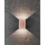 Nordlux væglampe Fold 10 kobber LED