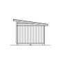 Vibo hytte Evelyn 15 ubehandlet 14,8 m²