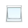 Genua topstyret vindue 3-lags glas hvid 888x988 mm