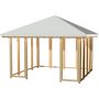 Plus pavillon 32 lukket 4/sider hvid 328x328x294 cm