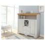 Notio Living Lisa highboard hvid-/honeylak.