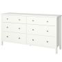 Notio Living Tico kommode 3+3 skuffer hvidlakeret MDF