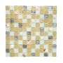 Mosaik Avantgarde glas beige og hvid 30x30 cm