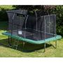 Trampolin Jumpking rektangulær 520x366 cm med kantpude og net