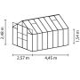 Vitavia drivhus Uranus 11,5 m² alu 6 mm poly