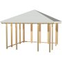 Plus pavillon 21 lukket 2/sider hvid 328x328x294 cm