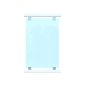 Palmako facadehegn Siri hvid 554x890 mm m/glas