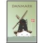 LaFinesse indrammet billede Danmark 30x42 cm assorteret