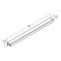 Dansani greb Step sort 350x320 mm