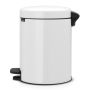 Brabantia pedalspand Newicon 5 l hvid