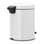 Brabantia pedalspand Newicon 5 l hvid