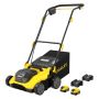 Stanley FatMax akku vertikalskærer 2x18V 4Ah 38 cm inkl. batterier & ladere