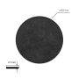Filtpuder TR-61 Ø83 mm sort non-slip 4 stk.