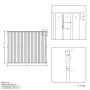 Plus hegn Saga 150x120 cm