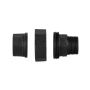 Rusticline reduktionsnippel t/hyldesystem RT-58 sort 3/4" X3/X4 2 stk.