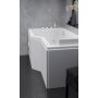 Camargue badekar Skaraborg Exclusive venstre 150x85x63 cm