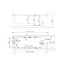 Camargue Skaraborg Exclusive indespa 170x70x65 cm