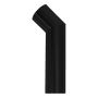 Harvia vinkelrør 45° Ø115 mm sort