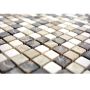 Mosaik Castanao natursten beige/hvid mix 30,5 x 30,5 cm