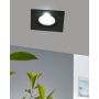 Eglo saliceto LED indbygningsspot dæmpbar 4000K sort 88x88 cm
