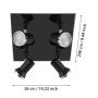 Eglo Tamara 1 spotlampe IP44 GU10 4x240lm sort 