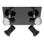 Eglo Tamara 1 spotlampe IP44 GU10 4x240lm sort 