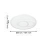 Eglo Cadegal plafond Ø20 cm 7,8W 1100 lm hvid