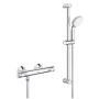 Grohe brusetermostat Precision Flow inkl. brusesæt Vitalio Go 100 QuickFix