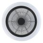 Eglo Kostrena LED-loftlampe m/ventilator hvid/sort Ø46 cm