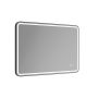 Allibert lysspejl Isia LED sort 100x70 cm