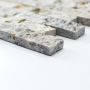 Mosaik Silver natursten 3D sand 30,5 x 29,0 cm