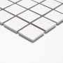 Mosaik B 140 mat hvid keramik 33x30,2 cm