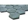 Mosaik Hexagon Marble Green 29,8 x 30,5 cm